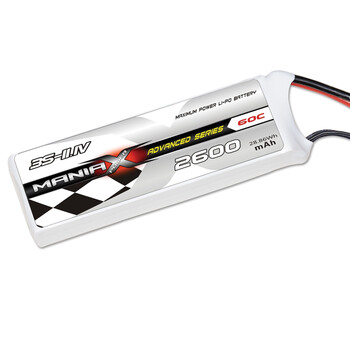 Batt maniax 3s 2600 60c (xt-60)