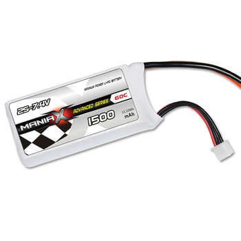 Batt maniax 2s 1500 60c (xt-60)