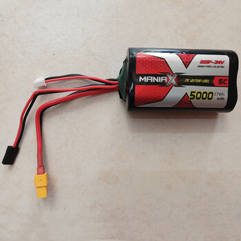 Batt maniax 7.4v5000 li-ion (xt-60 w/xh)